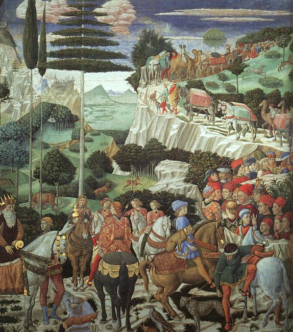 Benozzo Gozzoli Procession of the Magus Melchoir China oil painting art